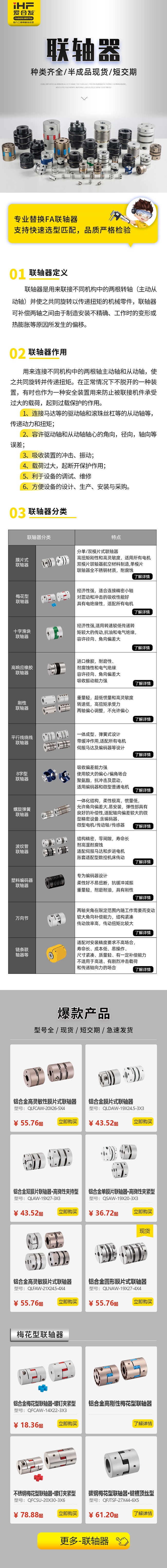 「優品推薦」這些聯軸器您都認識嗎？